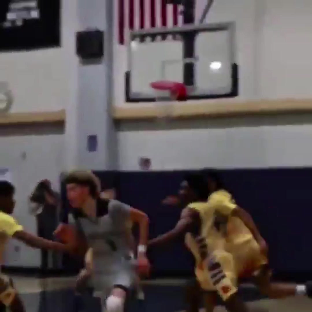 天赋尽显鲍尔高中时在